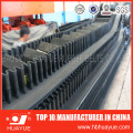 Vertical Angle Black Rubber Sidewall Conveyor Belt